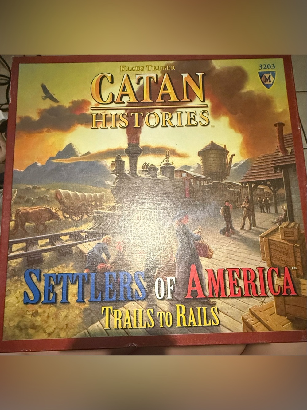 CATAN Histories Settlers of America Board Game - Forge Trails into Rails